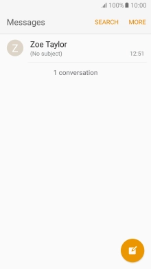 Press the new message icon.