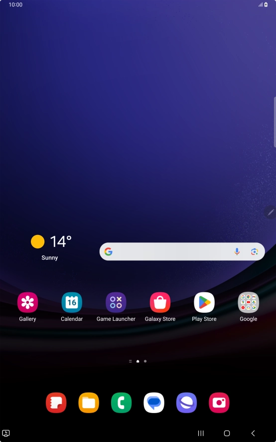 When the battery charging icon is displayed, the battery is charging.