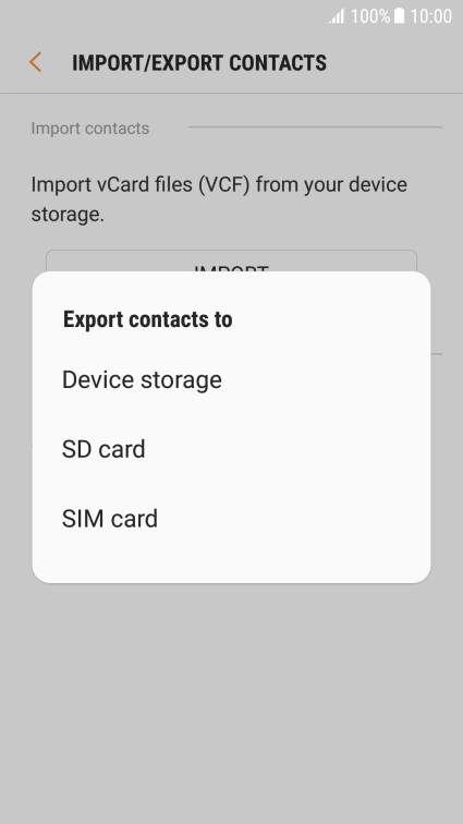 Press SIM card.