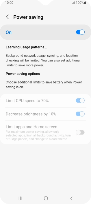 Press the Home key to return to the home screen.