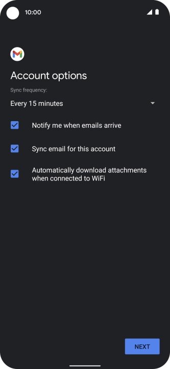 Press the drop down list below 