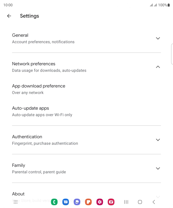 Press Auto-update apps.