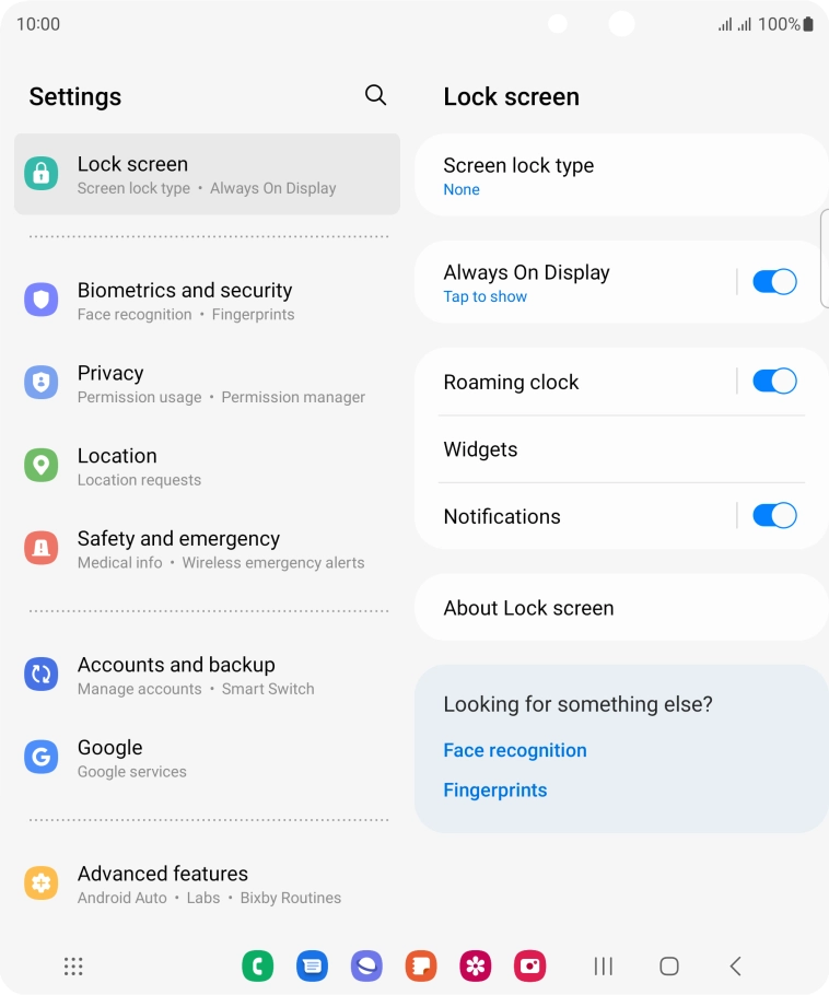Press the Home key to return to the home screen.