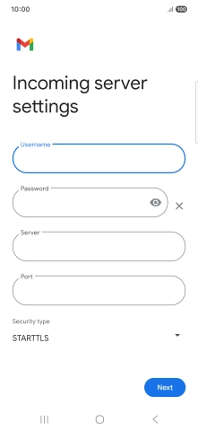 Press the field below 