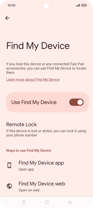 Press the Home key to return to the home screen.