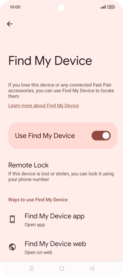 Press the Home key to return to the home screen.