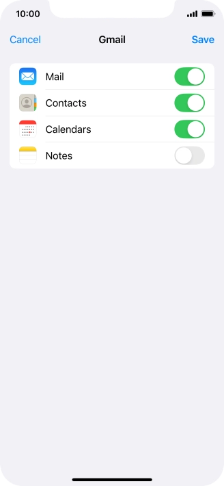If this screen is displayed, you email account has been recognised and set up automatically. Follow the instructions on the screen to key in more information and finish setting up your email account.