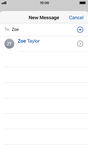 Press the required contact.