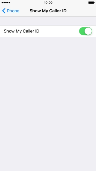 Press the indicator to turn the function on or off.