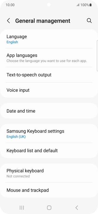 Press Date and time.