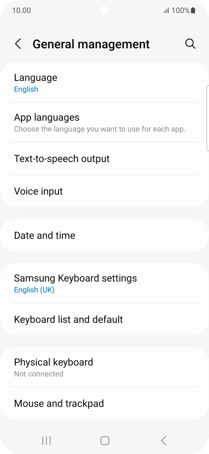 Press Date and time.