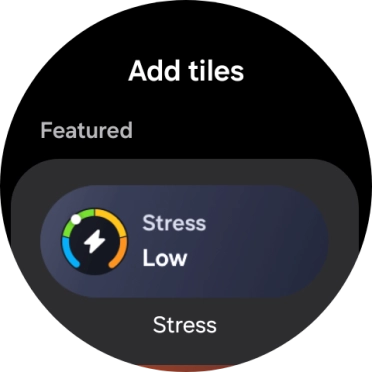 Press the required widget to add it.