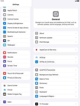 Press Screen Time and optionally select the required member of your family group.
