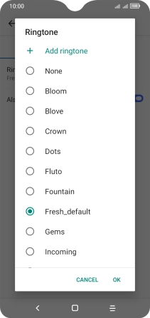 Press Add ringtone.