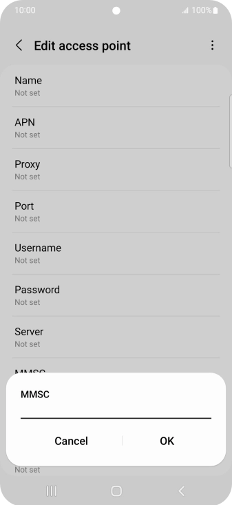 Key in http://pxt.vodafone.net.au/pxtsend and press OK.