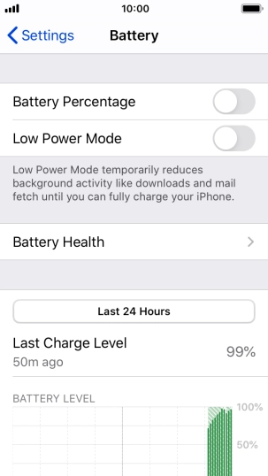 Press Battery Health.