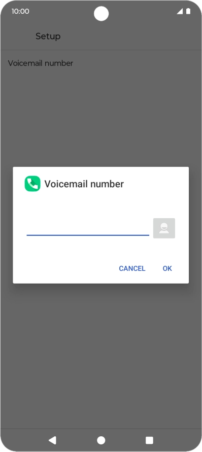 Key in +61414121121 and press OK.