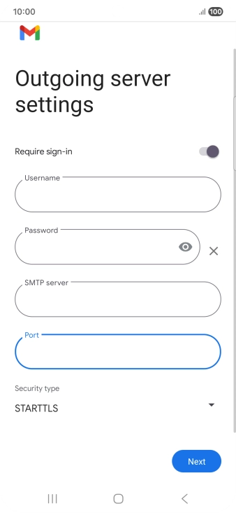 Press the drop down list below 