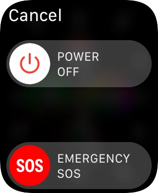 Press and drag the power off icon right.
