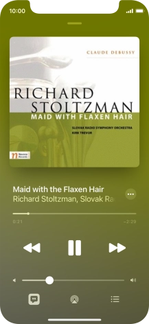 Press arrow right to go to the next audio file.