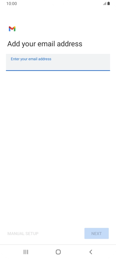 Press the field below 