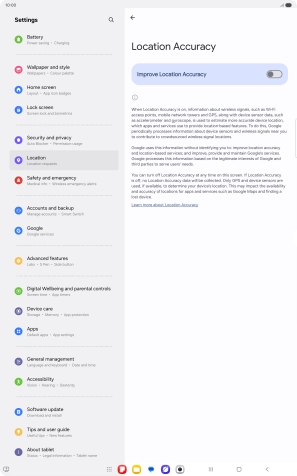 If you press the indicator next to 