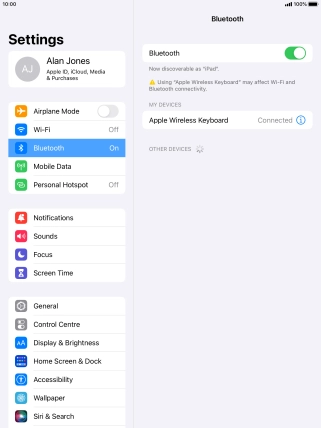 Press the Home key to return to the home screen.