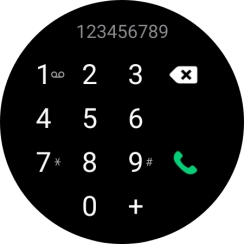 Press the call icon.