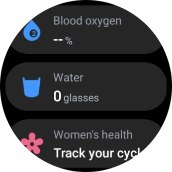 Press Blood oxygen.
