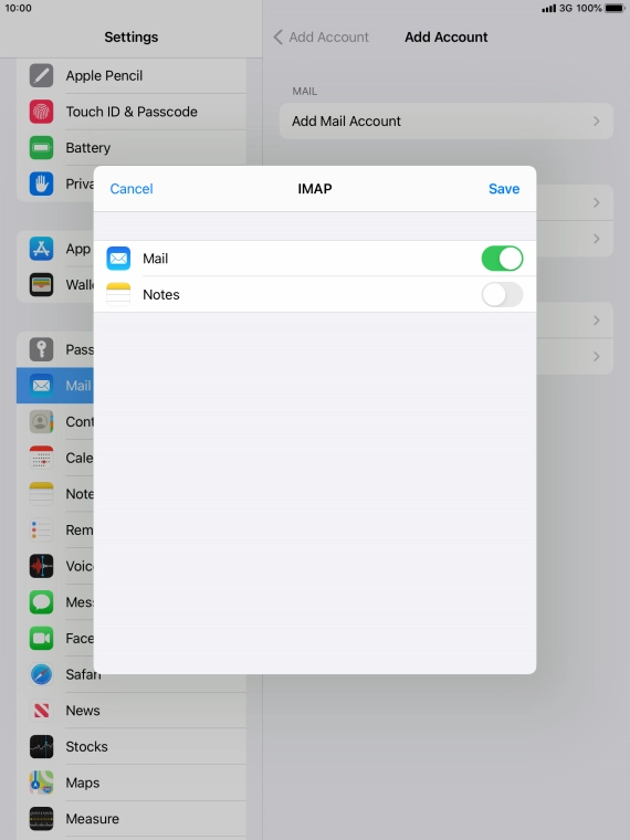 Press Save. Your email account has now been set up. To select more settings for incoming and outgoing server, proceed with the following steps.