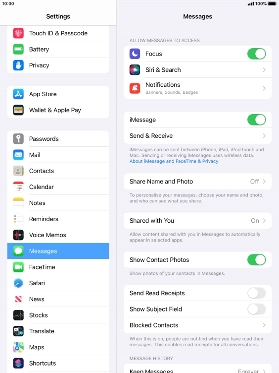 Press the Home key to return to the home screen.