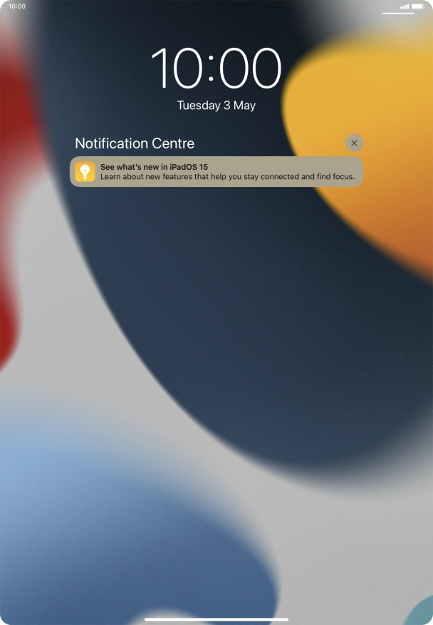 Press the required notification and follow the instructions on the screen to use the selected function.