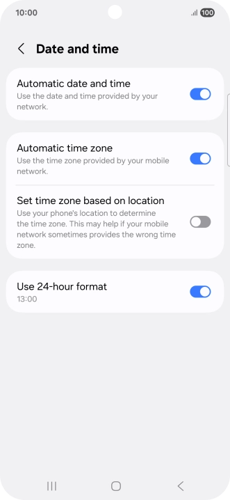 Press the Home key to return to the home screen.