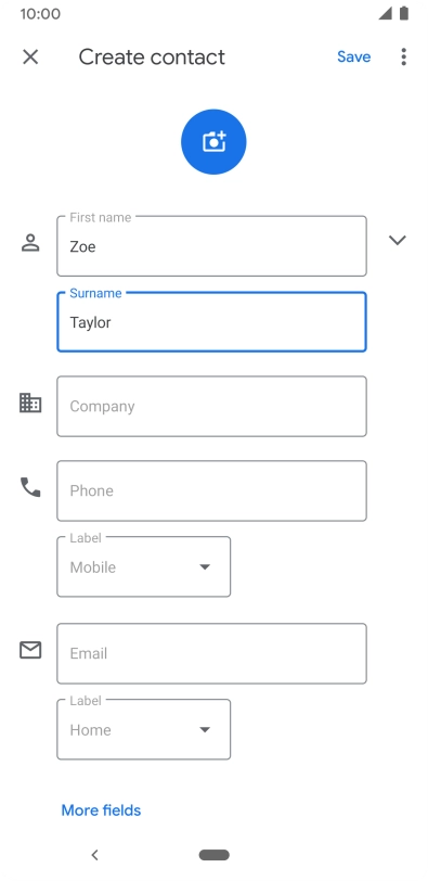 Press Phone and key in the required phone number.