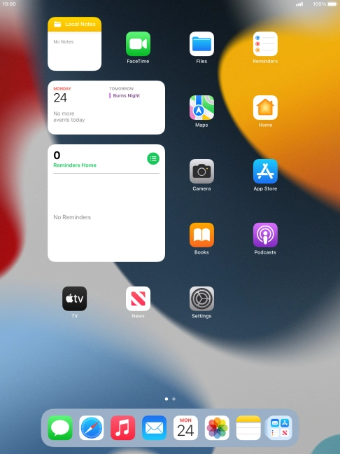 At the same time, press and hold the Home key and keep them both pressed to take a screenshot.