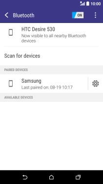Press the Home key to return to the home screen.