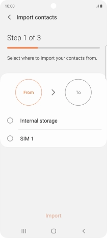 Press the name of the SIM.