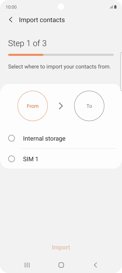 Press the name of the SIM.