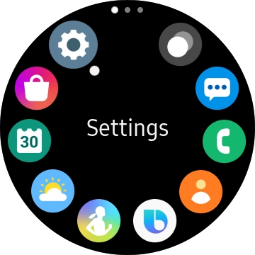 Press the message icon.