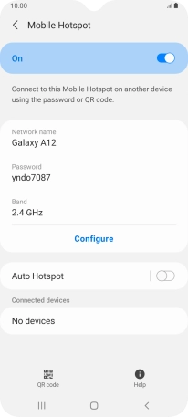 Press the Home key to return to the home screen.