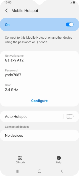 Press the Home key to return to the home screen.