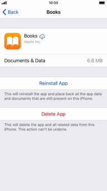 Press the Home key to return to the home screen.