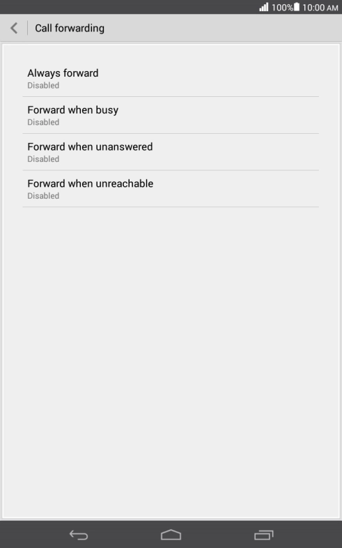 Press the Home key to return to the home screen.