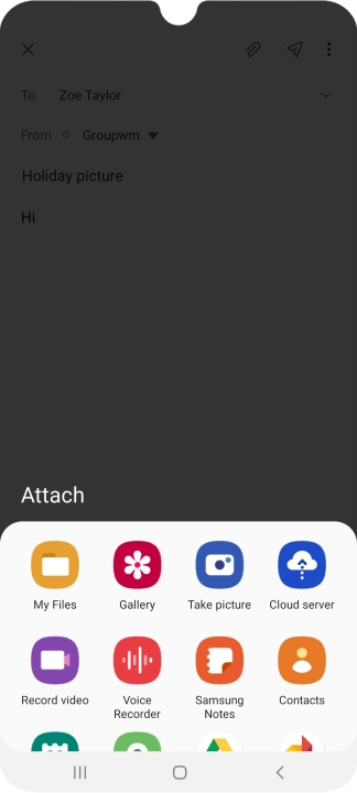 Press My Files and go to the required folder.