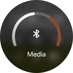 Slide the circle to select the required volume.