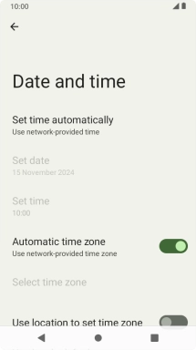 Press the Home key to return to the home screen.