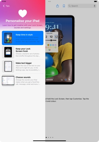 Slide your finger upwards starting from the bottom of the screen to return to the home screen.