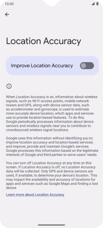 If you press the indicator next to 