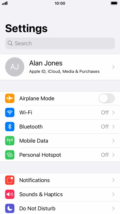 Press Do Not Disturb.