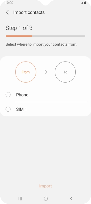 Press the name of the SIM.